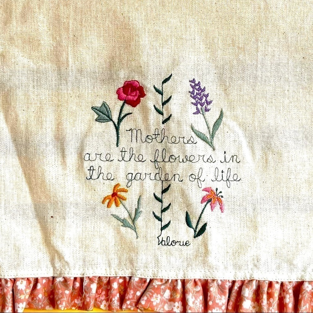HANDMADE/EMBROIDERED TEA TOWEL